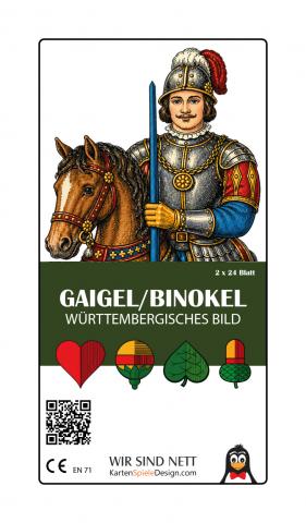 Binokel, Gaigel Württembergisches Blatt - Deckblatt Binokel, Gaigel Württembergisches Blatt - Deckblatt