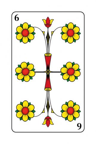 Jasskarten Deutsch-Schweizer Blatt - Karte 33 von 36 Jasskarten Deutsch-Schweizer Blatt - Karte 33 von 36