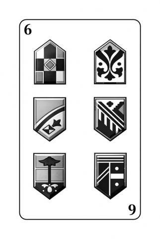 Jasskarten Deutsch-Schweizer Blatt - Karte 35 von 36 Jasskarten Deutsch-Schweizer Blatt - Karte 35 von 36