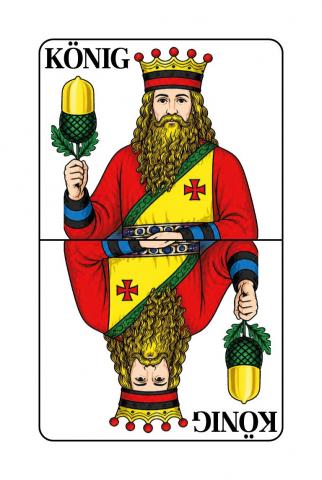 Jasskarten Deutsch-Schweizer Blatt - Karte 8 von 36 Jasskarten Deutsch-Schweizer Blatt - Karte 8 von 36