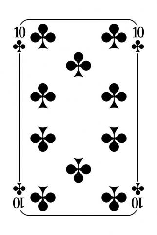 Jasskarten Französisches Blatt - Karte 20 von 36