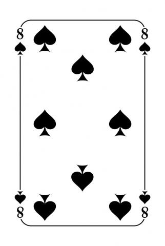 Jasskarten Französisches Blatt - Karte 27 von 36