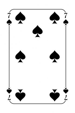 Jasskarten Französisches Blatt - Karte 31 von 36