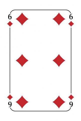 Jasskarten Französisches Blatt - Karte 34 von 36