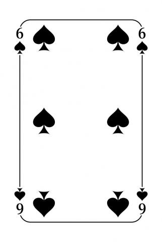 Jasskarten Französisches Blatt - Karte 35 von 36