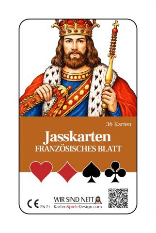 Jasskarten Französisches Blatt - Deckblatt