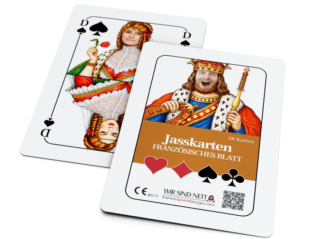 Jasskarten Französisches Blatt