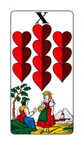 Jasskarten Österreichisches Blatt - Karte 17 von 40 Jasskarten Österreichisches Blatt - Karte 17 von 40