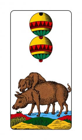 Jasskarten Österreichisches Blatt - Karte 2 von 40 Jasskarten Österreichisches Blatt - Karte 2 von 40