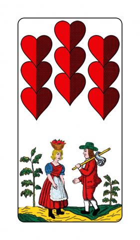 Jasskarten Österreichisches Blatt - Karte 21 von 40 Jasskarten Österreichisches Blatt - Karte 21 von 40