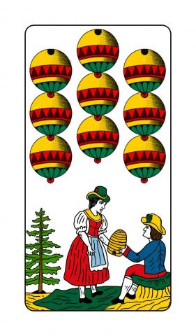 Jasskarten Österreichisches Blatt - Karte 22 von 40 Jasskarten Österreichisches Blatt - Karte 22 von 40