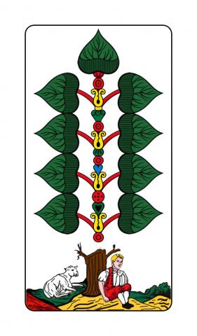 Jasskarten Österreichisches Blatt - Karte 23 von 40 Jasskarten Österreichisches Blatt - Karte 23 von 40
