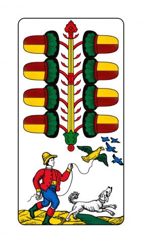 Jasskarten Österreichisches Blatt - Karte 28 von 40 Jasskarten Österreichisches Blatt - Karte 28 von 40