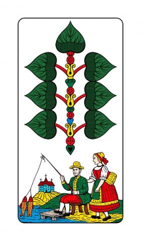 Jasskarten Österreichisches Blatt - Karte 31 von 40 Jasskarten Österreichisches Blatt - Karte 31 von 40