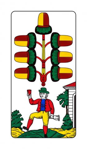 Jasskarten Österreichisches Blatt - Karte 32 von 40 Jasskarten Österreichisches Blatt - Karte 32 von 40