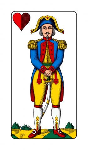 Jasskarten Österreichisches Blatt - Karte 9 von 40 Jasskarten Österreichisches Blatt - Karte 9 von 40