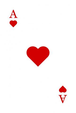 Pokerkarten Classic - Karte 1 von 55 Pokerkarten Classic - Karte 1 von 55