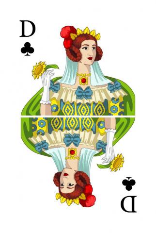 Pokerkarten Classic - Karte 12 von 55 Pokerkarten Classic - Karte 12 von 55
