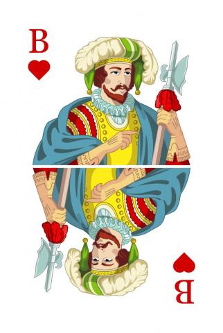 Pokerkarten Classic - Karte 13 von 55 Pokerkarten Classic - Karte 13 von 55