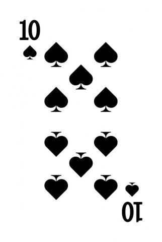 Pokerkarten Classic - Karte 19 von 55 Pokerkarten Classic - Karte 19 von 55
