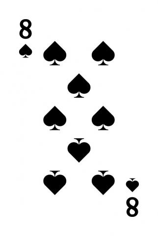 Pokerkarten Classic - Karte 27 von 55 Pokerkarten Classic - Karte 27 von 55