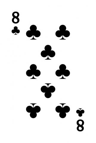 Pokerkarten Classic - Karte 28 von 55 Pokerkarten Classic - Karte 28 von 55