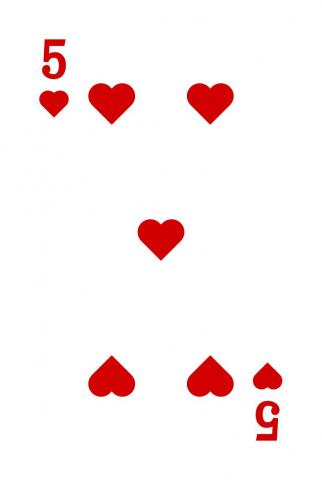 Pokerkarten Classic - Karte 37 von 55 Pokerkarten Classic - Karte 37 von 55