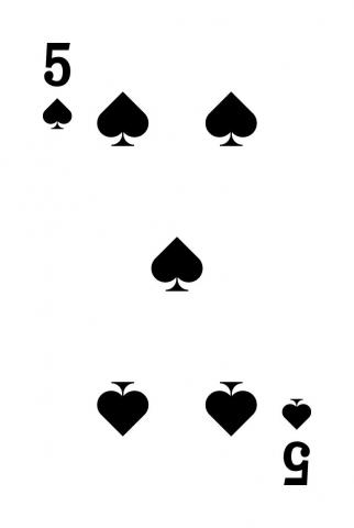 Pokerkarten Classic - Karte 39 von 55 Pokerkarten Classic - Karte 39 von 55