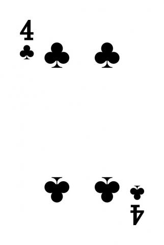 Pokerkarten Classic - Karte 44 von 55 Pokerkarten Classic - Karte 44 von 55