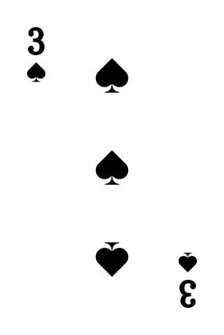 Pokerkarten Classic - Karte 47 von 55 Pokerkarten Classic - Karte 47 von 55