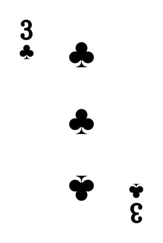 Pokerkarten Classic - Karte 48 von 55 Pokerkarten Classic - Karte 48 von 55