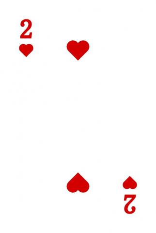 Pokerkarten Classic - Karte 49 von 55 Pokerkarten Classic - Karte 49 von 55