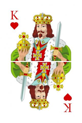 Pokerkarten Classic - Karte 5 von 55 Pokerkarten Classic - Karte 5 von 55