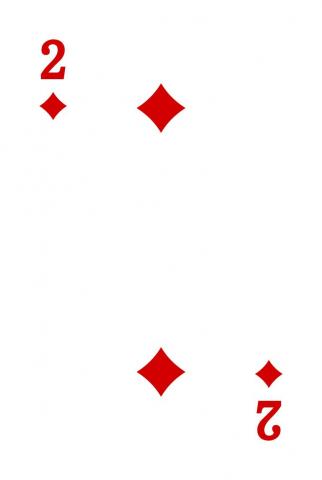 Pokerkarten Classic - Karte 50 von 55 Pokerkarten Classic - Karte 50 von 55