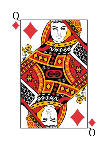 Pokerkarten International - Karte 10 von 55 Pokerkarten International - Karte 10 von 55