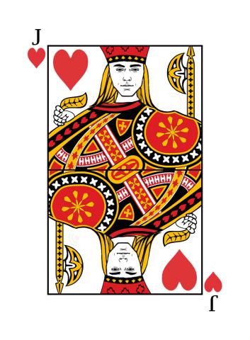 Pokerkarten International - Karte 13 von 55 Pokerkarten International - Karte 13 von 55