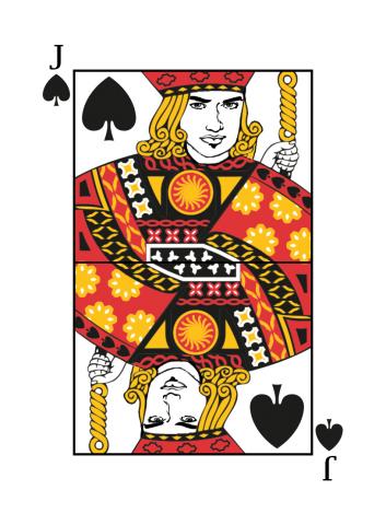 Pokerkarten International - Karte 15 von 55 Pokerkarten International - Karte 15 von 55