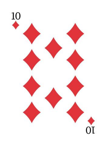 Pokerkarten International - Karte 18 von 55 Pokerkarten International - Karte 18 von 55