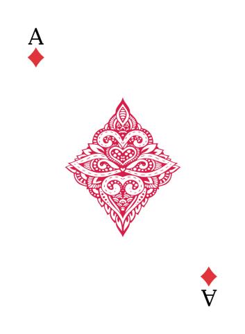 Pokerkarten International - Karte 2 von 55 Pokerkarten International - Karte 2 von 55