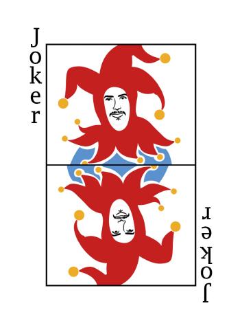 Pokerkarten International - Karte 55 von 55 Pokerkarten International - Karte 55 von 55