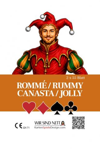 Romme, Canasta, Jolly Classic - Deckblatt