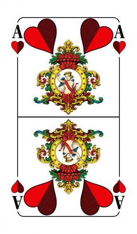 Schafkopf Bayrische - Karte 1 von 36 Schafkopf Bayrische - Karte 1 von 36