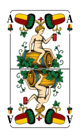 Schafkopf Bayrische - Karte 4 von 36 Schafkopf Bayrische - Karte 4 von 36
