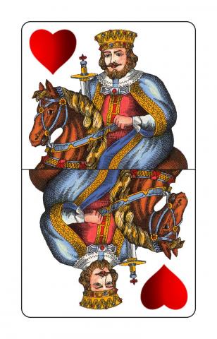 Schnapskarten Doppeldeutsche - Karte 5 von 24