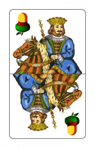 Schnapskarten Doppeldeutsche - Karte 8 von 24