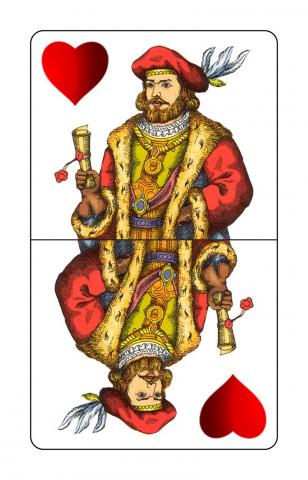 Schnapskarten Doppeldeutsche - Karte 9 von 24