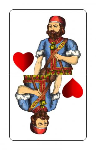 Schnapskarten Doppeldeutsche - Karte 13 von 36 Schnapskarten Doppeldeutsche - Karte 13 von 36
