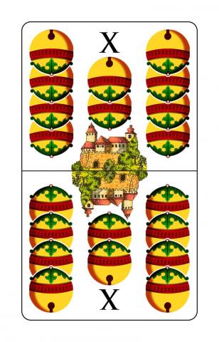Schnapskarten Doppeldeutsche - Karte 18 von 36 Schnapskarten Doppeldeutsche - Karte 18 von 36