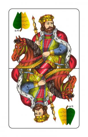 Schnapskarten Doppeldeutsche - Karte 7 von 36 Schnapskarten Doppeldeutsche - Karte 7 von 36