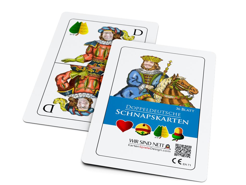 Schnapskarten Doppeldeutsche